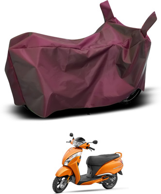 CODOKI Waterproof Two Wheeler Cover for TVS(Jupiter 125, Maroon)