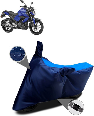 AutoGalaxy Waterproof Two Wheeler Cover for Yamaha(FZ-25, Blue)