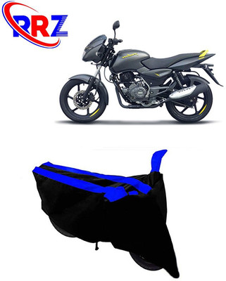 RRZ Waterproof Two Wheeler Cover for Bajaj(Pulsar NS 200, Black, Blue)