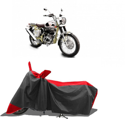 SPECTUS Two Wheeler Cover for Royal Enfield(Bullet Trials 500, Red)