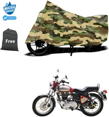 CODOKI Waterproof Two Wheeler Cover for Royal Enfield(Electra 5S, Yellow)