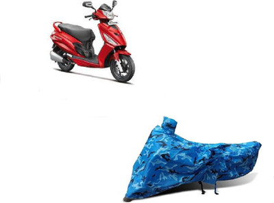 Anlopeproducts Waterproof Two Wheeler Cover for Hero(MotoCorp Maestro Edge 125, Blue)