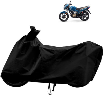Horseyaart Waterproof Two Wheeler Cover for TVS(Victor, Black)