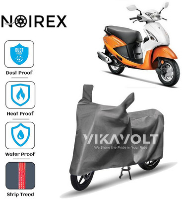 NOIREX Two Wheeler Cover for Hero(Pleasure, Grey)