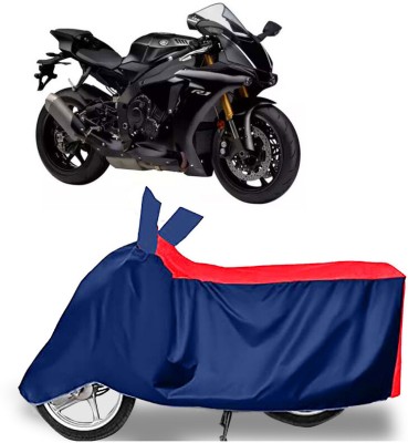 AUTO PEARL Two Wheeler Cover for Yamaha(YZF R1, Red, Blue)