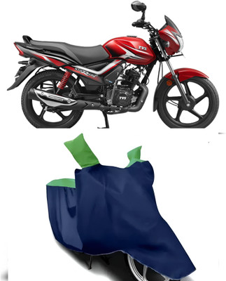 BbcMart Waterproof Two Wheeler Cover for TVS(Star City Plus, Green)