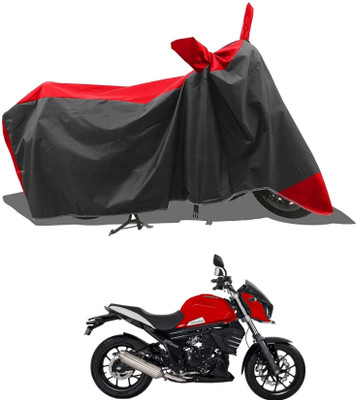 KEDIT Two Wheeler Cover for Mahindra(Mojo UT 300, Red)