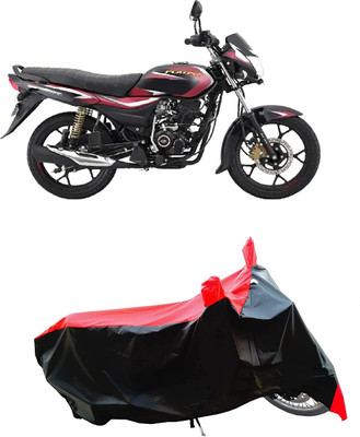 KEDIT Two Wheeler Cover for Bajaj(Platina 110 H-Gear, Red)