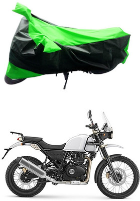 Mdstar Waterproof Two Wheeler Cover for Royal Enfield(Himalayan, Green, Black)