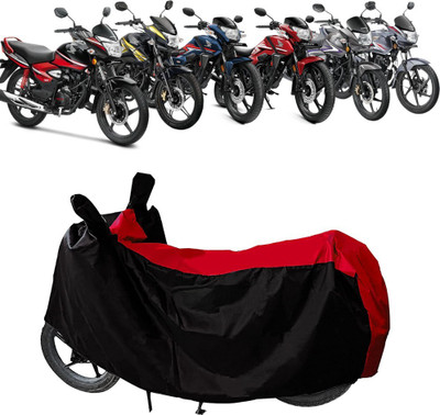 DeepShakshi AUTOMOTIVE Waterproof Two Wheeler Cover for Honda(CB Shine, Red, Black)