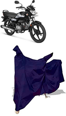 Amexride Two Wheeler Cover for Hero(HF Deluxe, Blue)