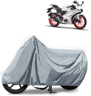 Kingsway Waterproof Two Wheeler Cover for Yamaha(R15, Silver)