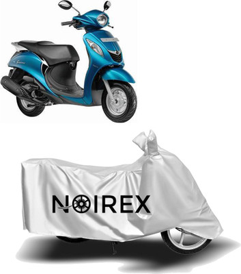 NOIREX Two Wheeler Cover for Yamaha(Fascino, Silver)