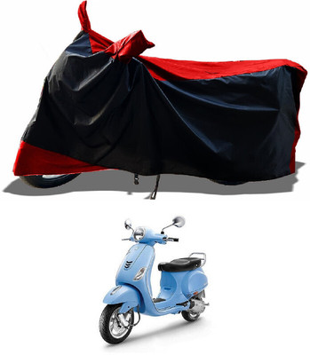 DeepShakshi AUTOMOTIVE Waterproof Two Wheeler Cover for Vespa(Vespa VXL, Red)