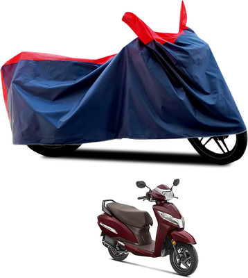 CODOKI Waterproof Two Wheeler Cover for Honda(Activa 125, Black, Red)