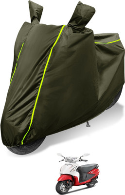 Auto Hub Waterproof Two Wheeler Cover for Hero(Pleasure, Green)