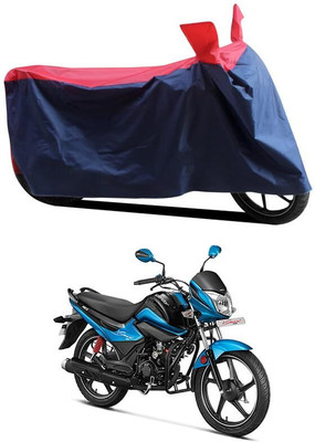 KEDIT Two Wheeler Cover for Hero(Splendor I Smart, Red, Blue)