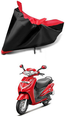 AutoGalaxy Waterproof Two Wheeler Cover for Hero(Duet 125CC, Red, Black)