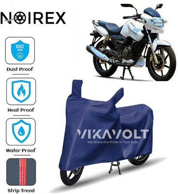 NOIREX Waterproof Two Wheeler Cover for TVS(Apache RTR 180, Blue)