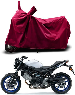KEDIT Two Wheeler Cover for Suzuki(SV650, Maroon)