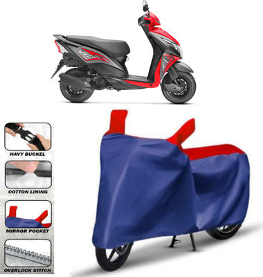 WMIZEXA Two Wheeler Cover for Universal For Bike(Dio, Red)