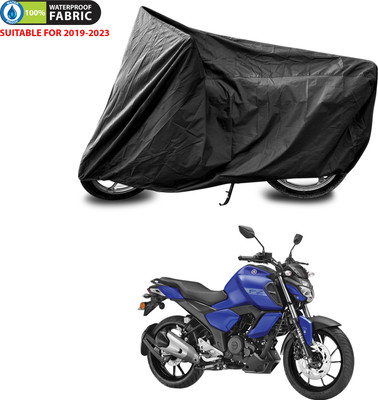 PAGORA Waterproof Two Wheeler Cover for Yamaha(FZ-25, Black)