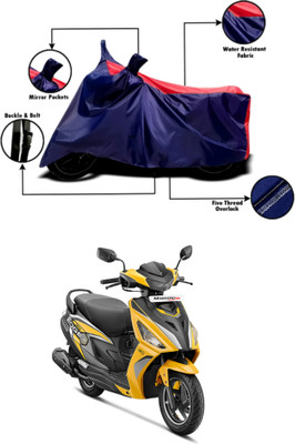 Mdstar Waterproof Two Wheeler Cover for Hero(Maestro Edge 125, Red, Blue)