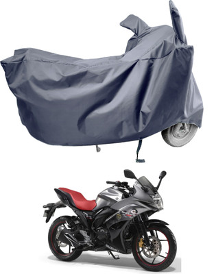 Amexride Two Wheeler Cover for Suzuki(Gixxer Special Edition BS6, Grey)