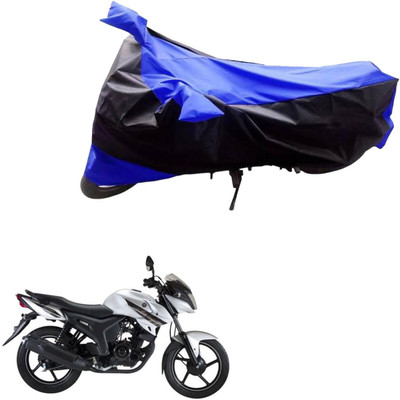 Mdstar Waterproof Two Wheeler Cover for Yamaha(SZ-S, Black, Blue)