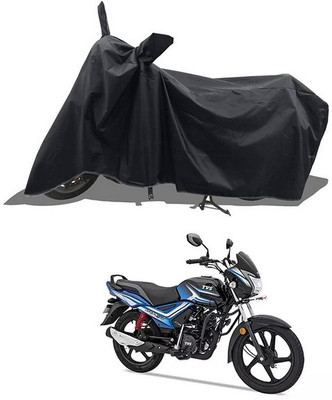 PAGORA Waterproof Two Wheeler Cover for TVS(Star City Plus BS6, Black)