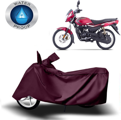 DeepShakshi AUTOMOTIVE Waterproof Two Wheeler Cover for Bajaj(Platina 110, Maroon)