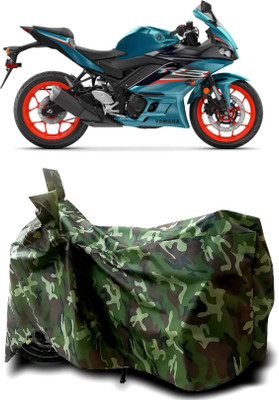 Autofly Waterproof Two Wheeler Cover for Yamaha(YZF R3, Multicolor)