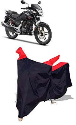 Amexride Two Wheeler Cover for Hero(CBZ Extreme, Black)
