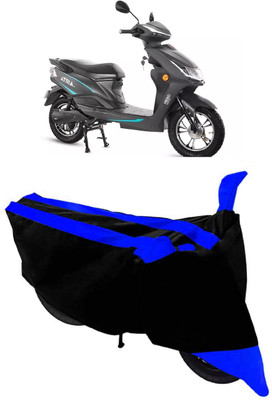 GANPRA Two Wheeler Cover for Hero(Electric Atria, Black, Blue)