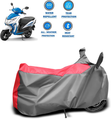 DeepShakshi AUTOMOTIVE Two Wheeler Cover for Honda(Deo, Red, Grey)