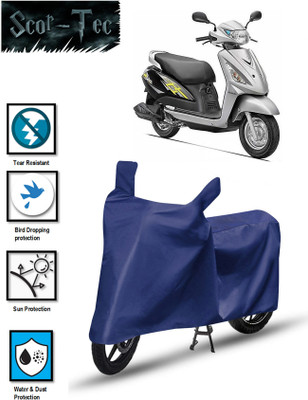 SCOR-TEC Waterproof Two Wheeler Cover for Suzuki(Swish 125, Blue)