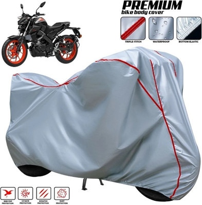xodi Waterproof Two Wheeler Cover for Yamaha(MT 15 New, Silver, Red, Multicolor)