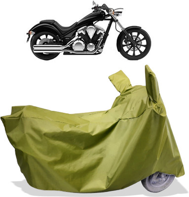 Amexride Two Wheeler Cover for Honda(VT 1300CX, Maroon)