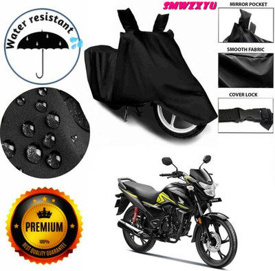 smwzxyu Waterproof Two Wheeler Cover for Honda(SP125, Black)