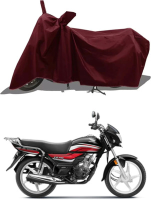 Mdstar Waterproof Two Wheeler Cover for Honda(CD 110 Dream, Maroon)