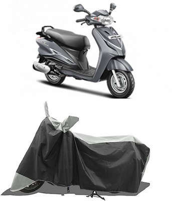GROFATIK Two Wheeler Cover for Hero(Duet LX 110CC, Grey)