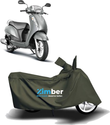 AutoRash Two Wheeler Cover for Suzuki(Access 125, Green)