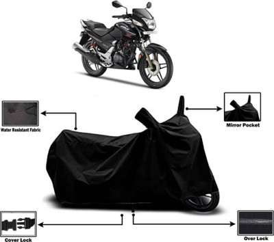KEDIT Two Wheeler Cover for Hero(New CBZ, Black)