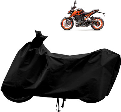 Horseyaart Waterproof Two Wheeler Cover for KTM(Duke 200, Black)