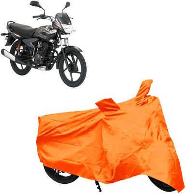 ROYAL AUTO MART Two Wheeler Cover for Bajaj(Platina, Orange)