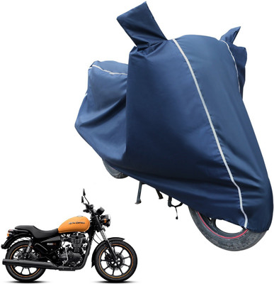 Fit Fly Waterproof Two Wheeler Cover for Royal Enfield(Thunderbird 500, Blue)