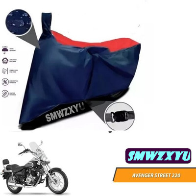 smwzxyu Waterproof Two Wheeler Cover for Bajaj(Avenger Street 220, Red, Blue)