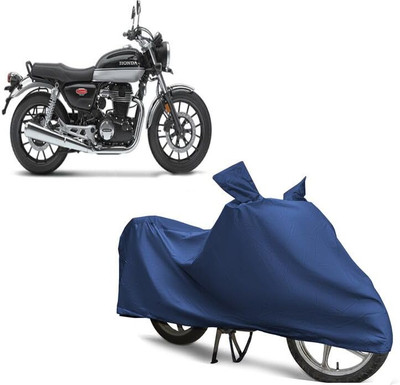 KEDIT Two Wheeler Cover for Honda(Hness CB350, Blue)