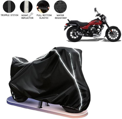 AutoGalaxy Waterproof Two Wheeler Cover for Bajaj(Avenger Street 160, Black, White)