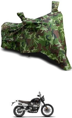 DeepShakshi AUTOMOTIVE Waterproof Two Wheeler Cover for Triumph(Scrambler 1200 BS6, Green)
